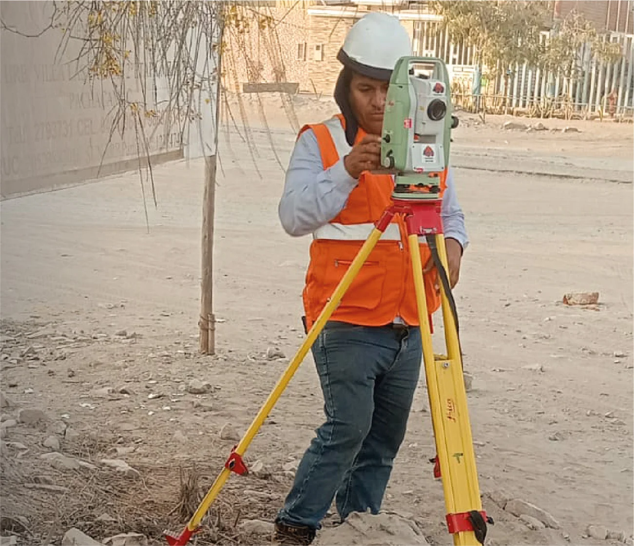 Estación total topografía